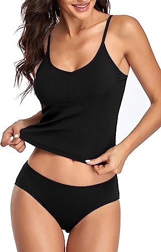 Women's Sport One-Piece Swimsuit, Sport Crop Top Swimsuit with Shorts