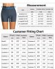 Women's Swim Shorts with Pockets High Waist Swimsuit Bottoms Swimwear Board Shorts