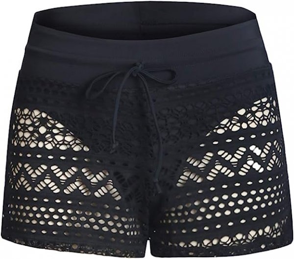 Women Board Shorts Bikini Bottom Swimsuit Skort Swimdress