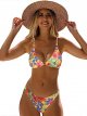 Women's Floral Print Spaghetti Strap Bikini Bathing Suit 2 Piece Swimsuits