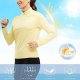 Women's long -sleeved shirt 1/4 zipper light sunscreen jacket